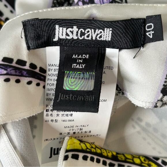 Just Cavalli Multi Color Palm Print Maxi Skirt IT 40 US 4 Small - Picture 6 of 16